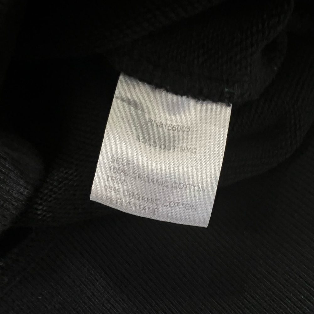 Soldout.nyc Organic Cotton Puff Sleeve Sweatshirt | Black | Womens Medium - Picture 8 of 15